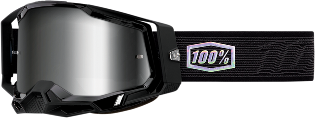 100% Racecraft 2 Goggle with Silver Mirror Lens - Topo Design for Motorcycle and ATV Riders Part 50010-00015