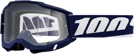 100% Accuri 2 Goggle Mifflin with Clear Lens - Model 50013-00016 for Off-Road and Motocross Vehicles