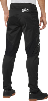 100% R-Core Pants Black US 36 by 100% - Durable DWR Polyester with Ventilation and Adjustable Fit for Mountain Biking