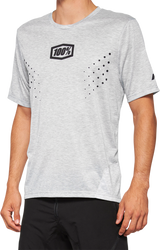 100% Airmatic Mesh Short-Sleeve Jersey for Mountain Bikes - Gray - Medium (Part No. 40016-00006)