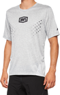 100% Airmatic Mesh Short-Sleeve Jersey for Mountain Bikes - Gray - Medium (Part No. 40016-00006)