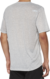 100% Airmatic Mesh Short-Sleeve Jersey for Trail and Off-Road Bikes - Gray - Large (Part No. 40016-00007)