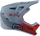 100% Status Helmet Caltec/Gray Medium - Lightweight DOT Certified Motorcycle Helmet with Active Cooling System, Removable Comfort Liner, and Adjustable Visor