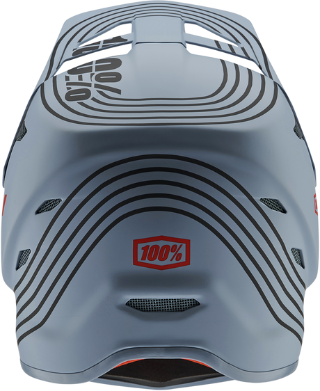 100% Status Helmet Caltec/Gray XL – Motorcycle Helmet with Active Cooling System, Composite Fiberglass Shell, and Adjustable Visor