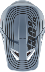 100% Status Helmet Caltec/Gray 2XL - Lightweight Motorcycle Helmet with Active Cooling System and Impact Protection