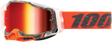100% Racecraft 2 Goggle Schrute Red Mirror Lens - Perfect Fit for ATV, Motocross, and Off-Road Vehicles
