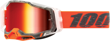 100% Racecraft 2 Goggle Schrute Red Mirror Lens - Perfect Fit for ATV, Motocross, and Off-Road Vehicles