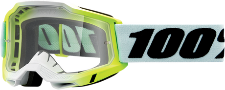 100% Accuri 2 Goggle Dunder with Clear Lens - Designed for Off-Road and Motocross Vehicles