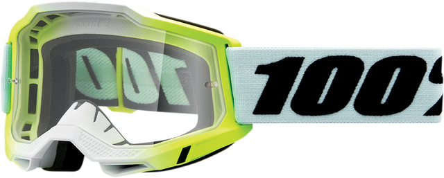 100% Accuri 2 Goggle Dunder with Clear Lens - Designed for Off-Road and Motocross Vehicles