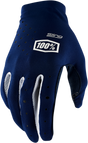 100% Sling MX Gloves Navy 2XL with Breathable Features for Motocross and Off-Road Vehicles