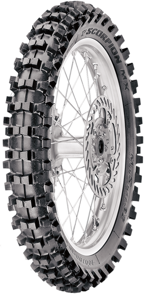 PIRELLI Tire - Scorpion™ MX32 Mid Soft - Rear - 110/90-17 - 60M 4024600