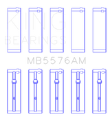 King Engine Bearings Ford J4B/J4C (Size +1.0mm) Main Bearing Set
