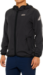 100% Klutch Jacket Black XL - Windbreaker for Motorcycle and Cycling Enthusiasts