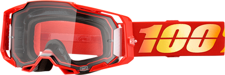 100% Armega Goggle Nuketown Clear Lens - Impact-Resistant Design for ATV, MX, and Off-Road Vehicles Part 50004-00020