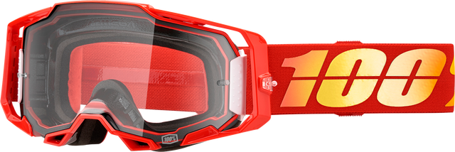 100% Armega Goggle Nuketown Clear Lens - Impact-Resistant Design for ATV, MX, and Off-Road Vehicles Part 50004-00020