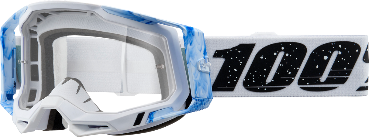 100% Racecraft 2 Goggle with Clear Lens - Fits Motocross and Off-Road Vehicles, Part 50009-00020
