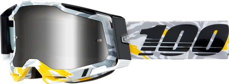 100% Racecraft 2 Goggle with Silver Mirror Lens - Fits Motocross and Off-Road Vehicles