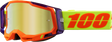 100% Racecraft 2 Goggle - Panam Gold Mirror Lens - Compatible with ATV, MX, Off-Road Bikes
