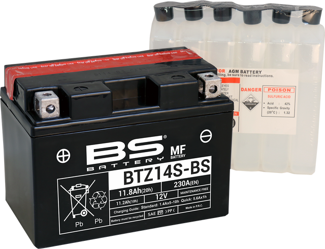 BS BATTERY Battery - BTZ14S-BS (YTZ) 300698
