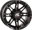 HIGH LIFTER Wheel - HL3 - Front/Rear - Gloss Black w/Machined - 14x7 - 4/110 - 4+3 (+10 mm) 14HL03-1110
