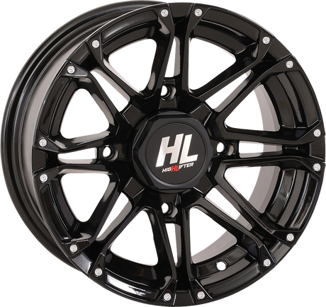 HIGH LIFTER Wheel - HL3 - Front/Rear - Gloss Black w/Machined - 14x7 - 4/110 - 4+3 (+10 mm) 14HL03-1110