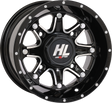 HIGH LIFTER Wheel - HL4 - Front/Rear - Gloss Black w/Machined - 12x7 - 4/110 - 4+3 (+10 mm) 12HL04-1110