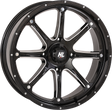 HIGH LIFTER Wheel - HL4 - Front/Rear - Gloss Black w/Machined - 14x7 - 4/110 - 4+3 (+10 mm) 14HL04-1110