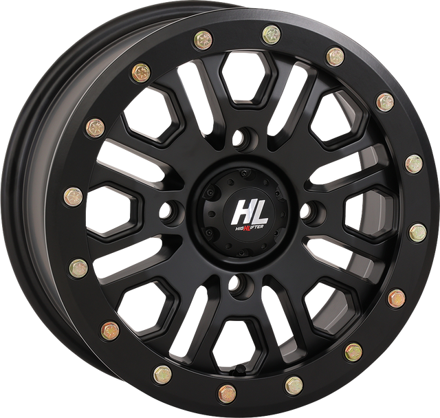 HIGH LIFTER Wheel - HL23 Beadlock - Front/Rear - Matte Black - 14x7 - 4/137 - 5+2 (+38 mm) 14HL23-1437