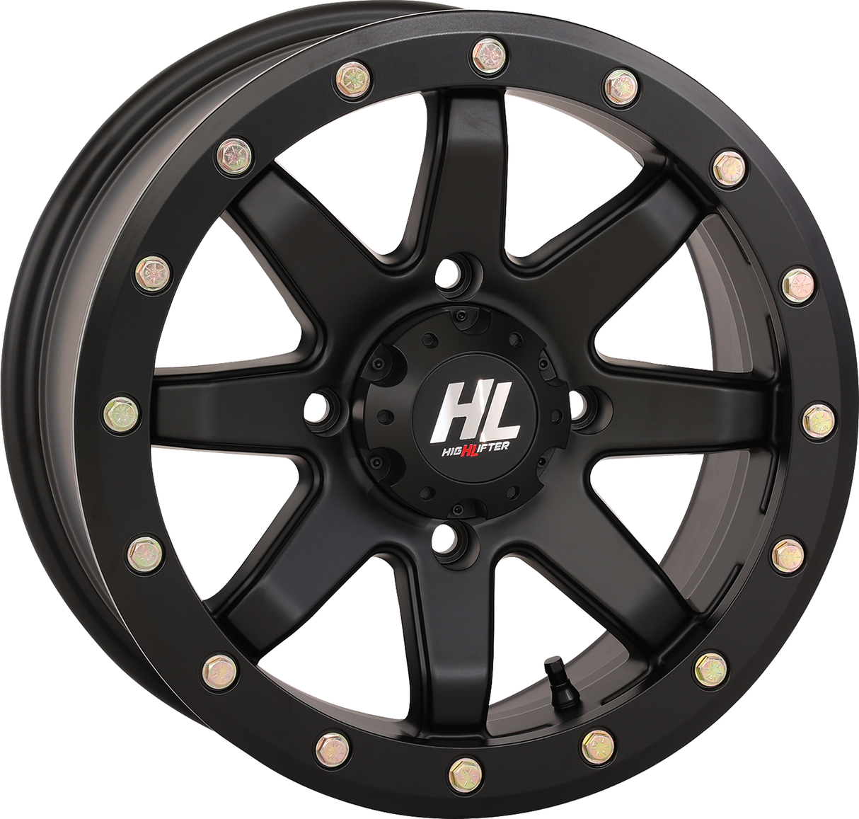 HIGH LIFTER Wheel - HL9 Beadlock - Front/Rear - Matte Black - 14x7 - 4/137 - 4+3 14HL09-1436