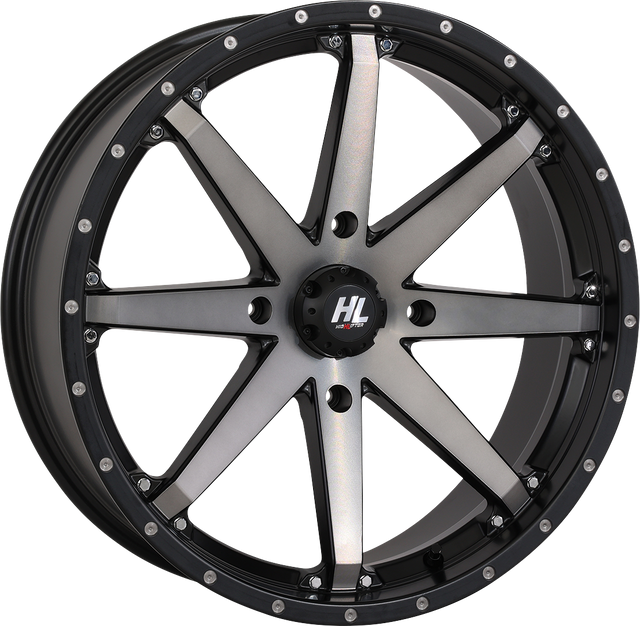 HIGH LIFTER Wheel - HL10 - Front/Rear - Matte Black/Smoke - 20x7 - 4/156 - 4+3 (+10 mm) 20HL10-1656