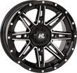 HIGH LIFTER Wheel - HL22 - Front/Rear - Gloss Black w/Machined - 14x7 - 4/137 - 4+3 (+10 mm) 14HL22-1137