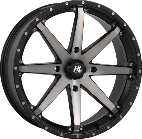 HIGH LIFTER Wheel - HL10 - Front/Rear - Matte Black/Smoke - 14x7 - 4/156 - 5+2 (+30 mm) 14HL10-1656
