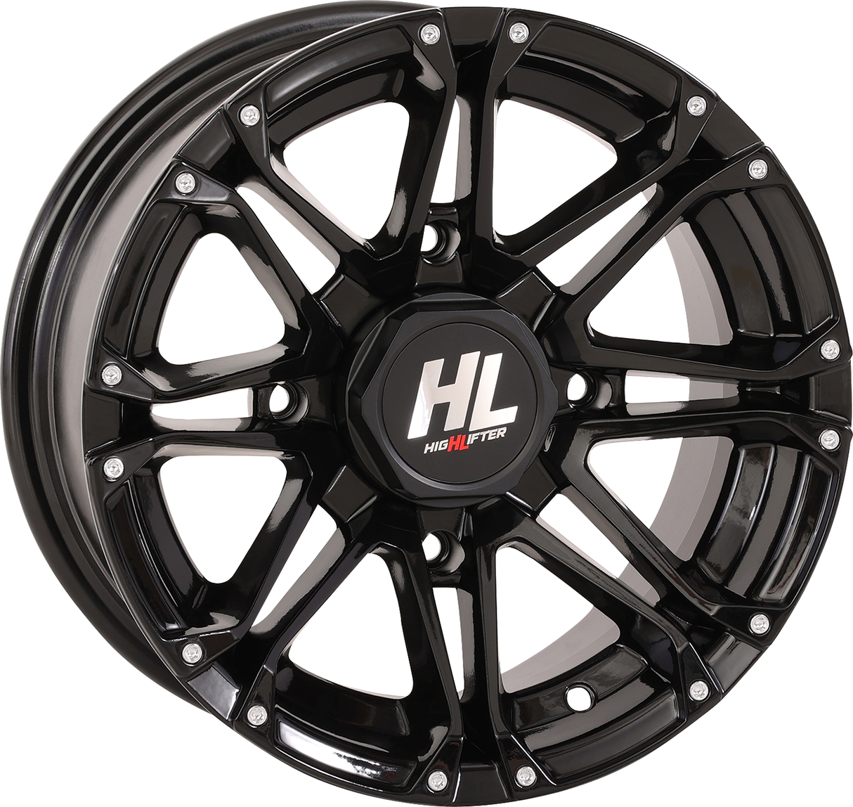 HIGH LIFTER Wheel - HL3 - Front/Rear - Gloss Black - 14x7 - 4/110 - 4+3 (+10 mm) 14HL03-1210