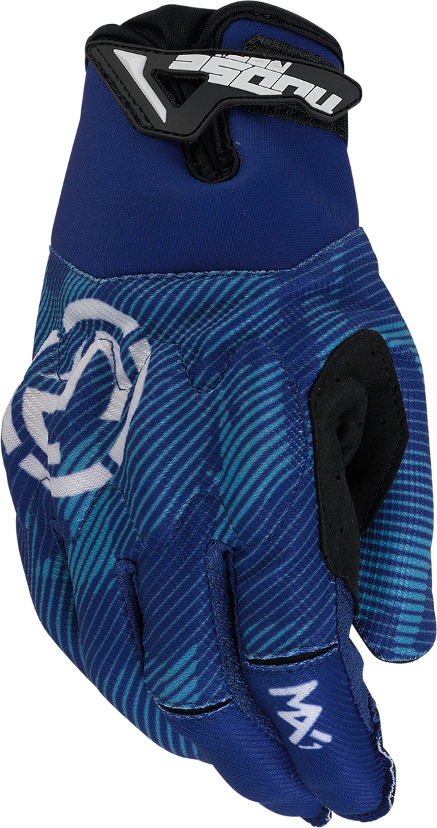 MOOSE OFFROAD MX1™ Gloves Blue - 2XL by Moose Offroad, Part No. 3330-7373 | Compatible with ATV, Motorcycle, Dirt Bike, Motocross, Off-Road Vehicles