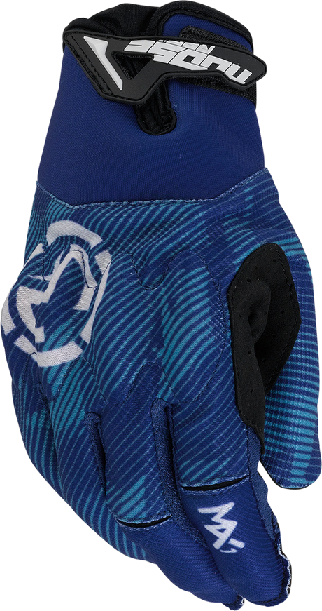 MOOSE OFFROAD MX1™ Gloves Blue - 2XL by Moose Offroad, Part No. 3330-7373 | Compatible with ATV, Motorcycle, Dirt Bike, Motocross, Off-Road Vehicles