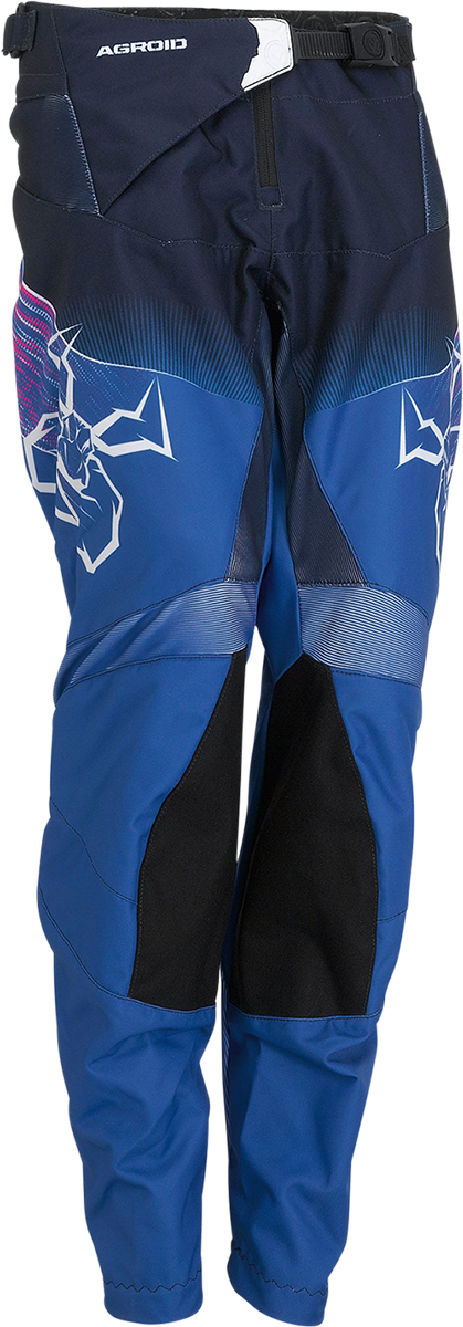 MOOSE OFFROAD Youth Agroid Pants - Pink/Blue - US 26 2903-2265