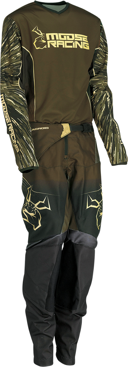 MOOSE OFFROAD Youth Agroid Pants - Olive/Tan - US 26 2903-2289