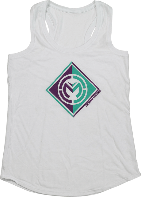 MOOSE OFFROAD Women's Insignia Tank - White - Large 3031-4164