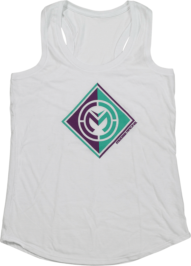 MOOSE OFFROAD Women's Insignia Tank - White - Large 3031-4164