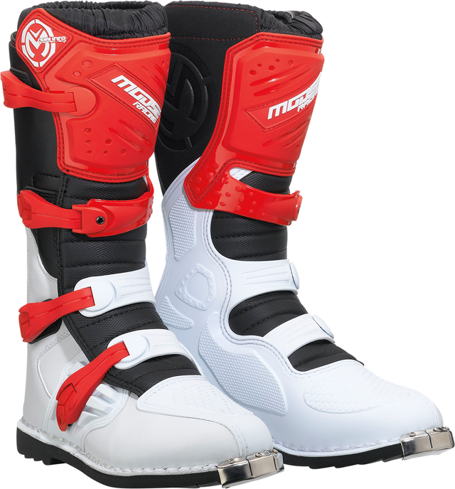 MOOSE OFFROAD Qualifier Boots - Red - Size 11 3410-2594