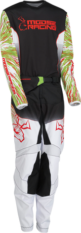 MOOSE OFFROAD Youth Agroid Jersey - Green/Red/Black - XL 2912-2270