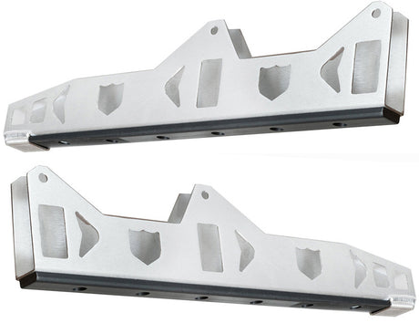 PRO ARMOR P141524 Heavy Duty Aluminum Trailing Arm Armor with UHMW Slider for Jeep Wrangler and Dodge RAM