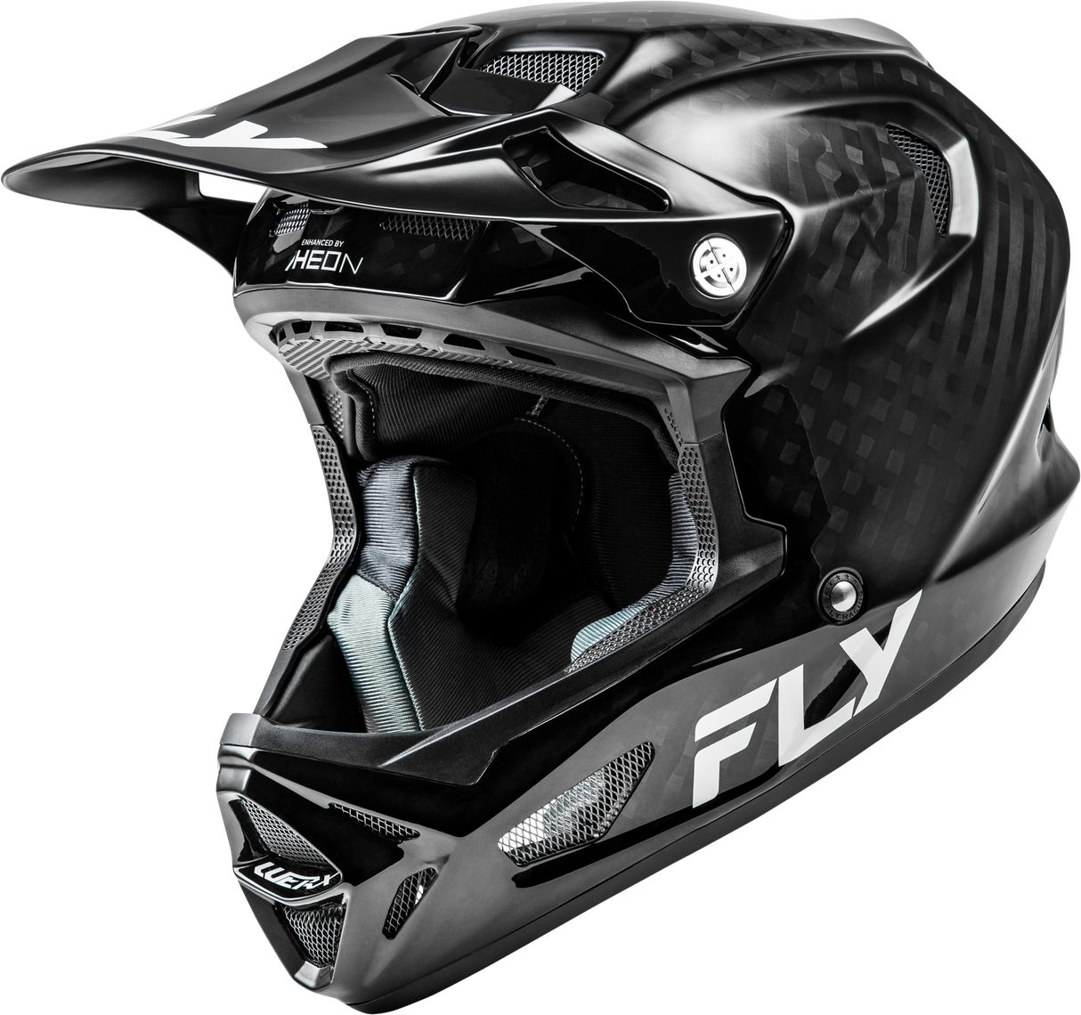 Fly Racing Werx R Carbon Helmet Black for Youth - Size XS, Impact-Absorbing Design for Off-Road and Motocross