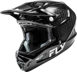 Fly Racing Werx R Carbon Helmet Black for Large Sizes - Enhanced Impact Protection and Ventilation
