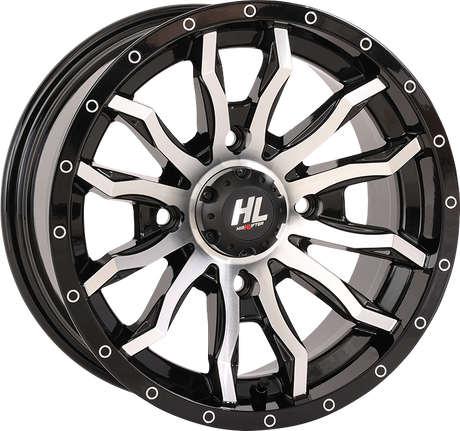 HIGH LIFTER Wheel - HL21 - Front/Rear - Gloss Black w/Machined - 20x7 - 4/156 - 4+3 (+10 mm) 20HL21-1156