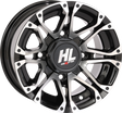 HIGH LIFTER Wheel - HL3 - Rear - Gloss Black w/Machined - 12x7 - 4/110 - 2+5 (-47 mm) 12HL03-1111