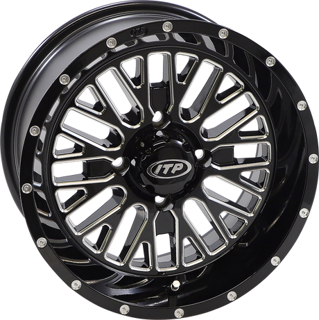 ITP Wheel - Momentum - Front/Rear - Black/Milled - 20x6.5 - 4/137 - 4+2.5 (+10 mm) 2022744731B
