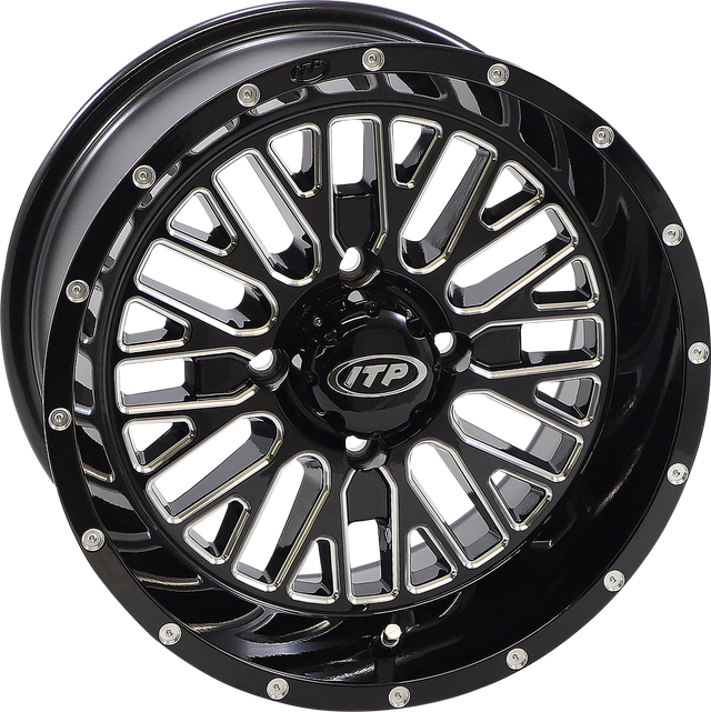 ITP Wheel - Momentum - Front/Rear - Black/Milled - 20x6.5 - 4/137 - 4+2.5 (+10 mm) 2022744731B