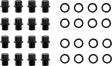 MOOSE OFFROAD Lug Nuts for Carbon Fiber Wheels - Steel, 12mm x 1.50" (16 Pack) - Compatible with Jeep Wrangler, Ford Mustang, Toyota Tacoma, Chevrolet Silverado, and RAM 1500