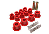 Energy Suspension 4.2131R Red Front Frame Shackle Bushing Set for 1993-1996 Ford F-350 4WD